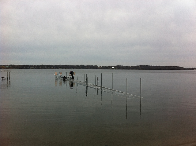 Dock is going in