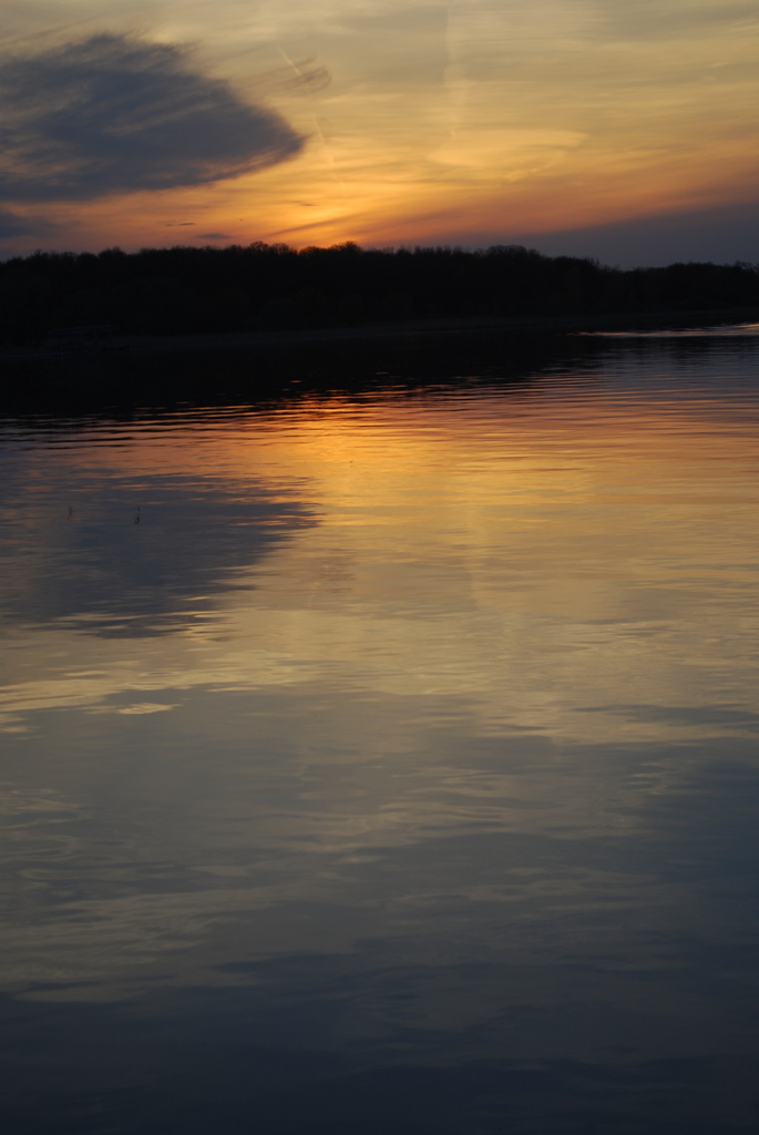 Sunset reflection
