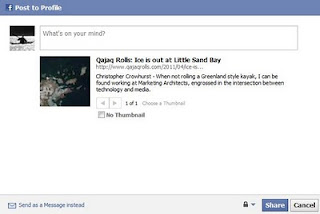 Facebook link post preview text