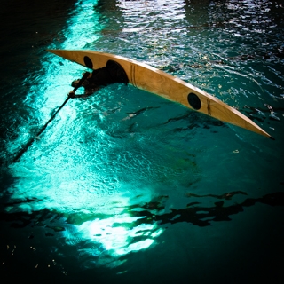 Launching the Shrike Kayak
